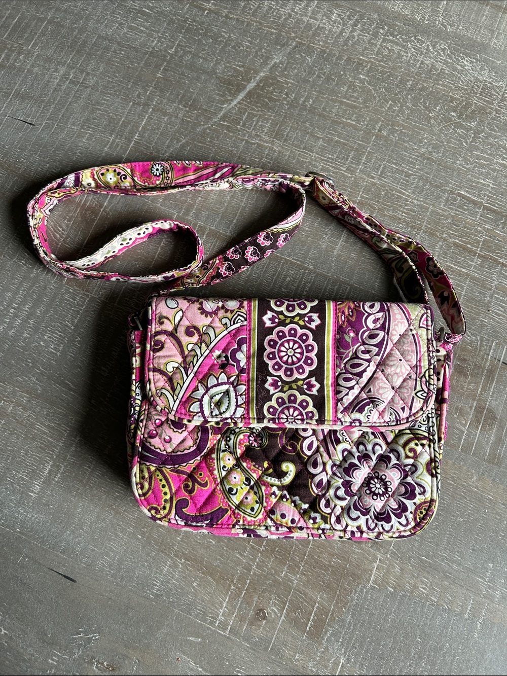 Vera Bradley Paisley Crossbody Bag